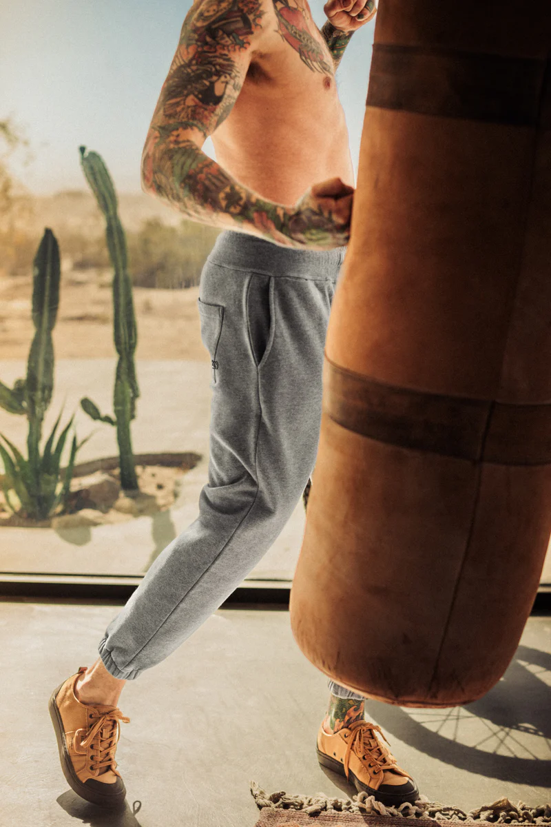 McQueen Chuck Track Pant Grey Marl - Image 7
