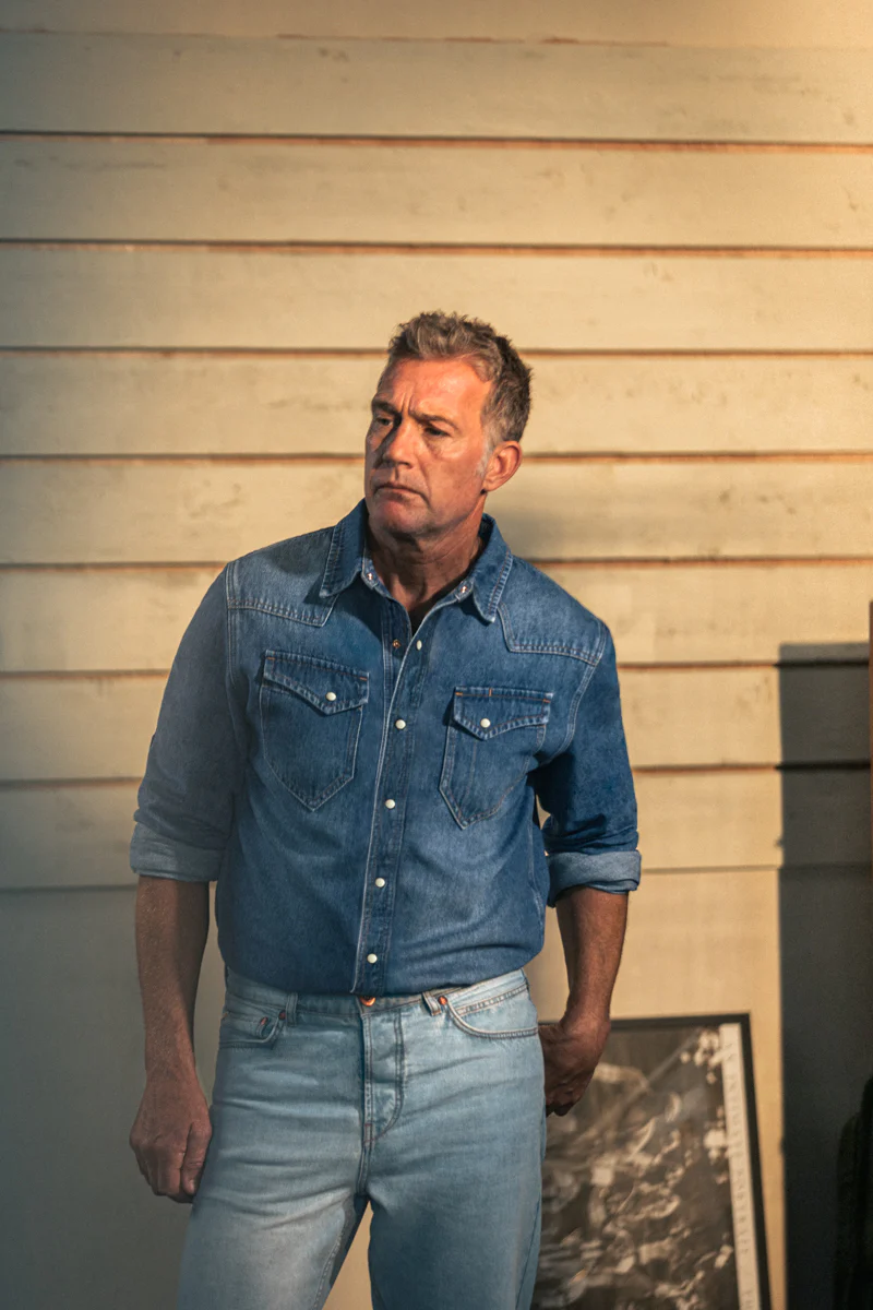 McQueen Randall Denim Shirt Blue - Image 6