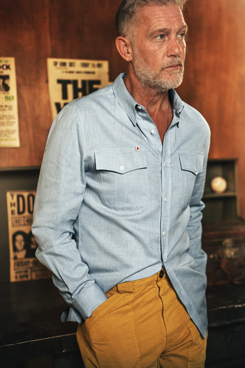 Mitchell Classic Blue Shirt - Image 5