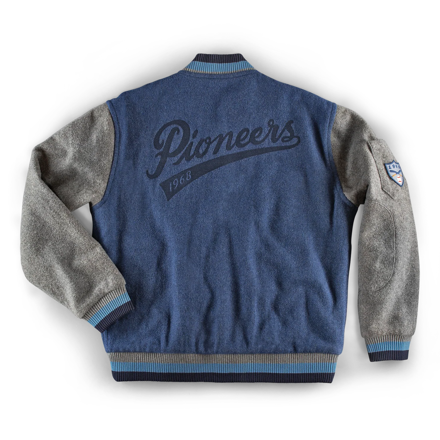 &SONS Moonlight Baseball Jacket Navy - Image 10