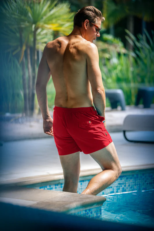 Newman Swim Shorts Vintage Red - Image 4