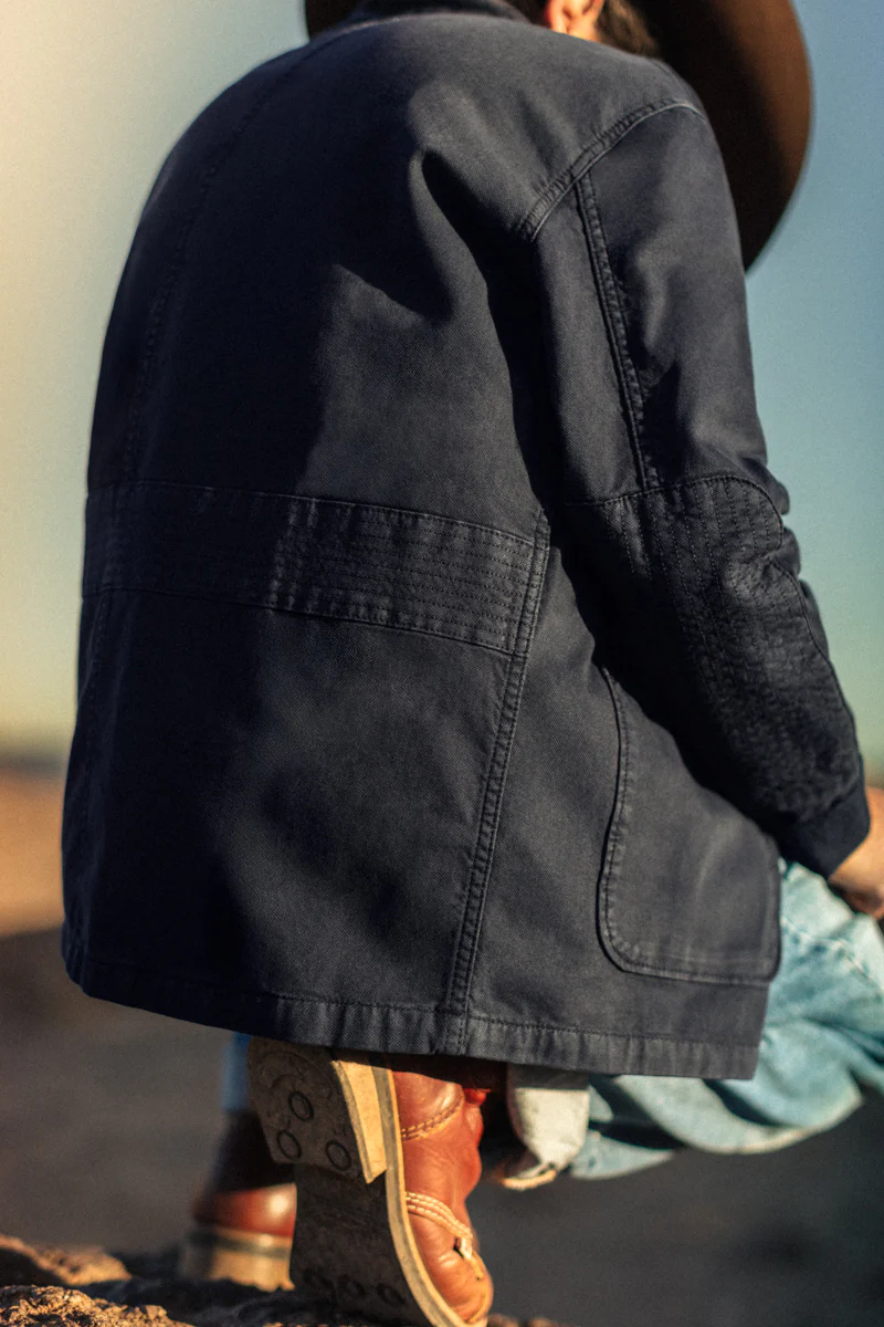 Noragi Chore Jacket Navy - Image 5