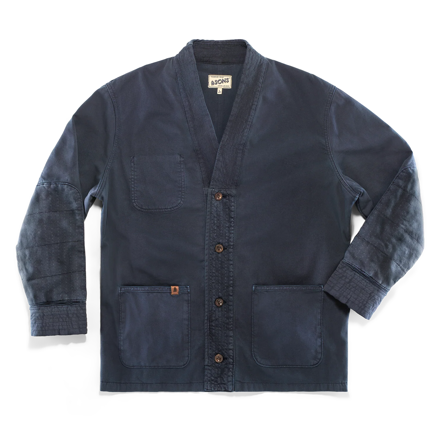 Noragi Chore Jacket Navy - Image 8