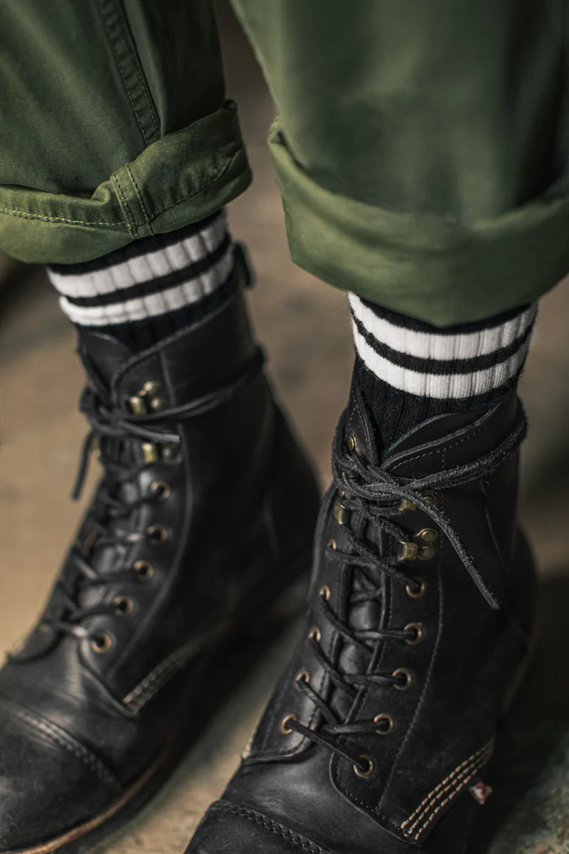 Patrick Sock Black/White - Image 3