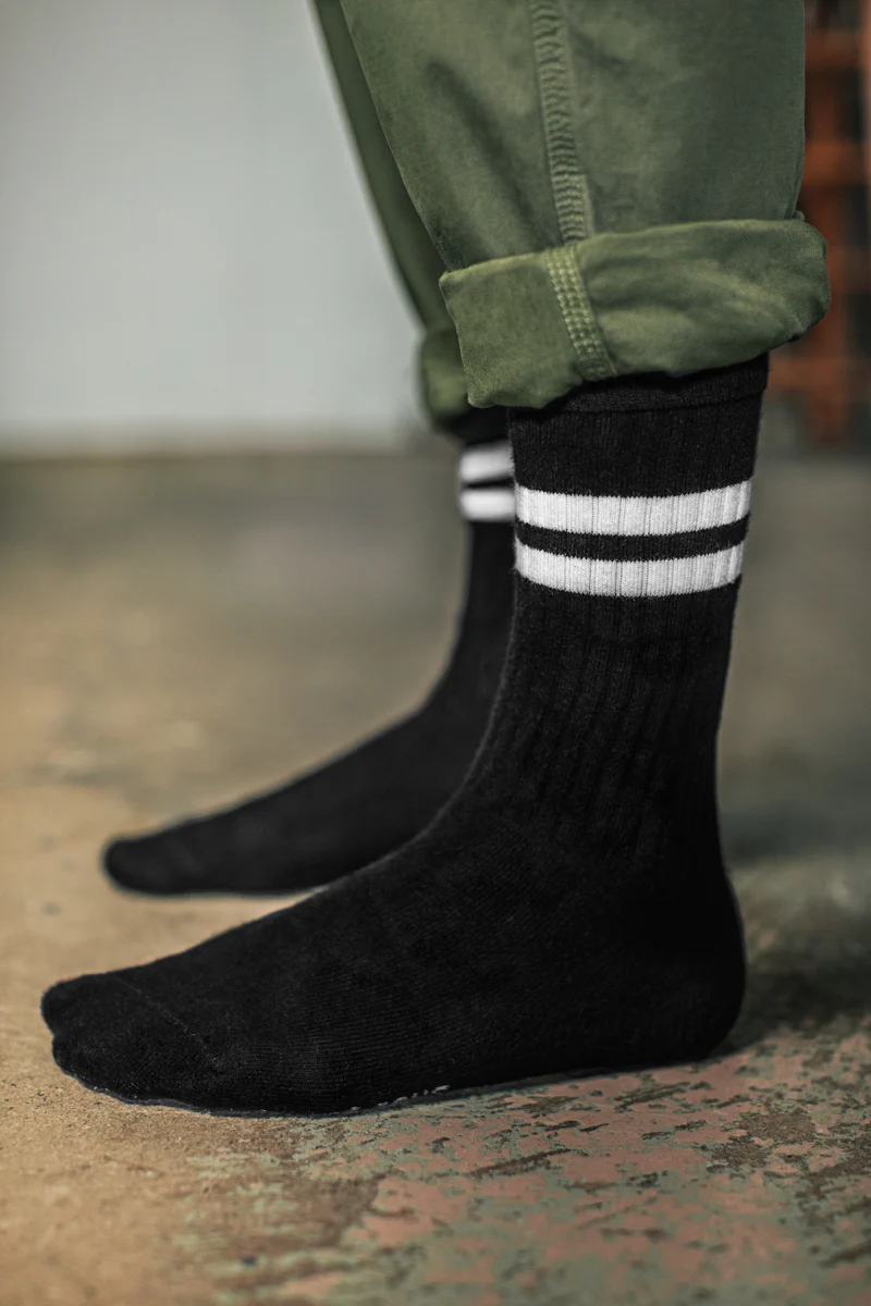 Patrick Sock Black/White - Image 4