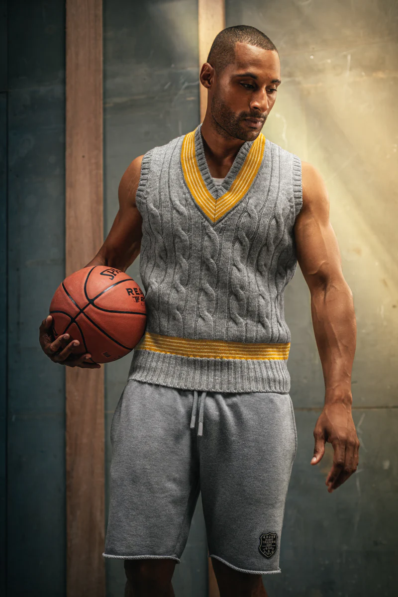 Pavilion Cricket Tank Grey Marl - Image 5