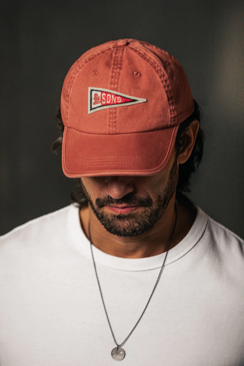 Pennant Cap Washed Red - Image 3