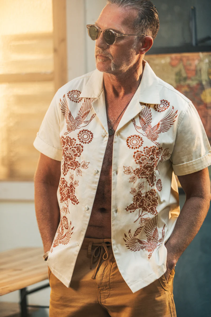 Peony Club Shirt Off White - Image 5