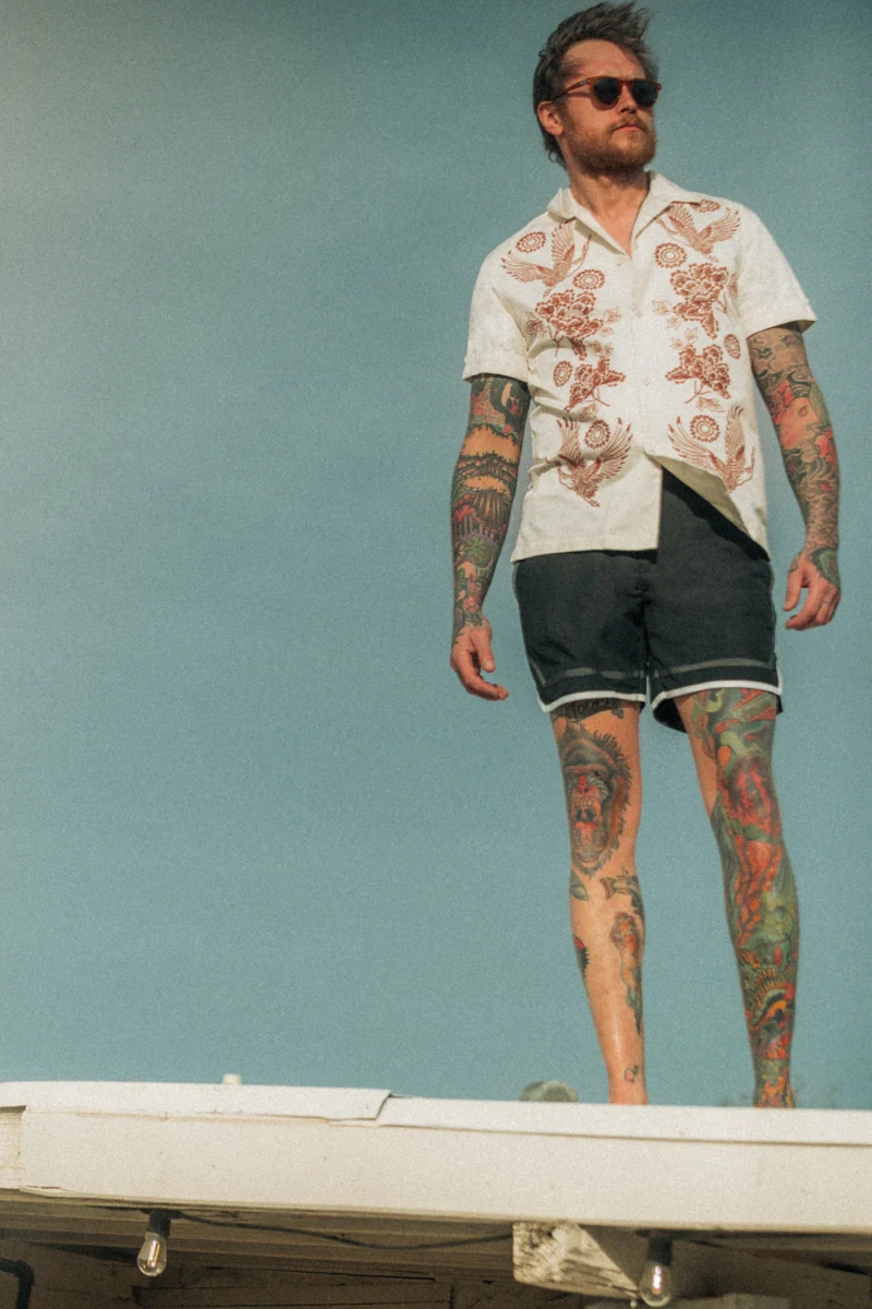 Peony Club Shirt Off White - Image 6