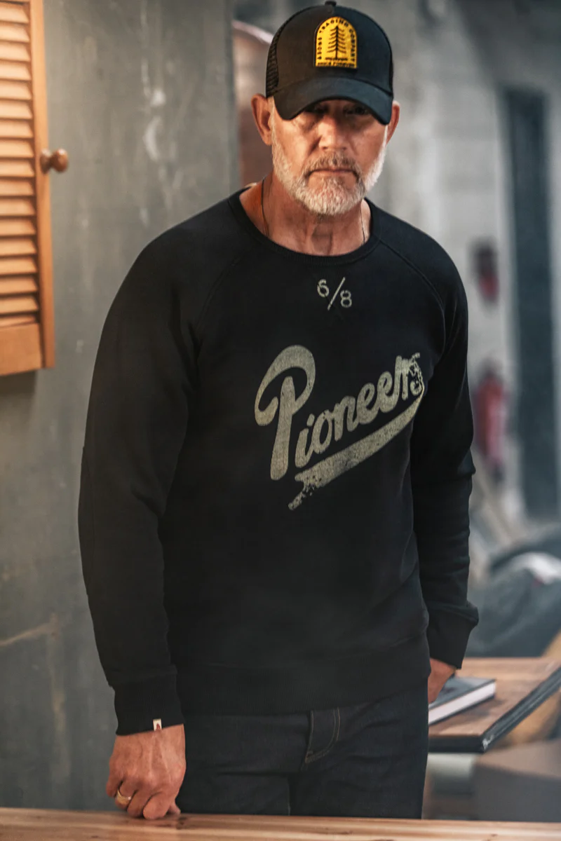 Pioneer Sweatshirt Off Black - Image 4