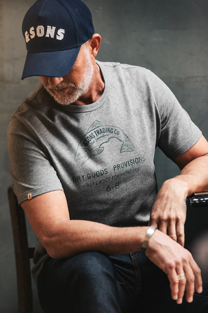Provisions T-Shirt Grey Marl - Image 4