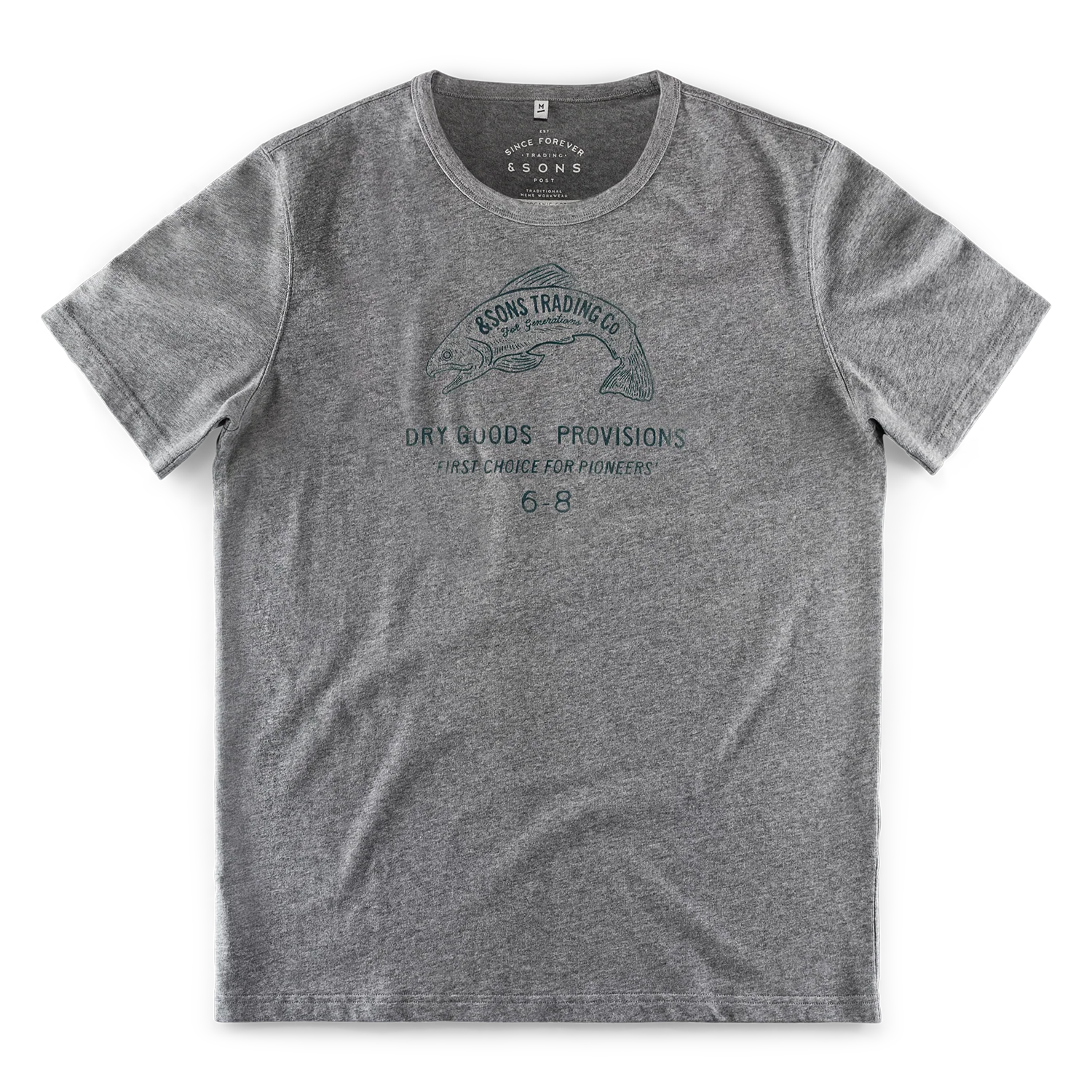 Provisions T-Shirt Grey Marl - Image 5