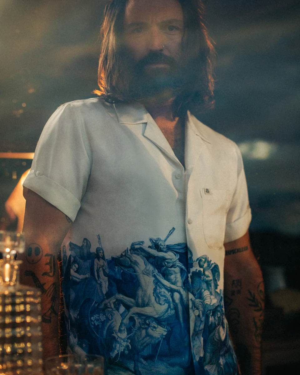 ROGUE by &SONS Babel Silk Shirt Off White - Image 12