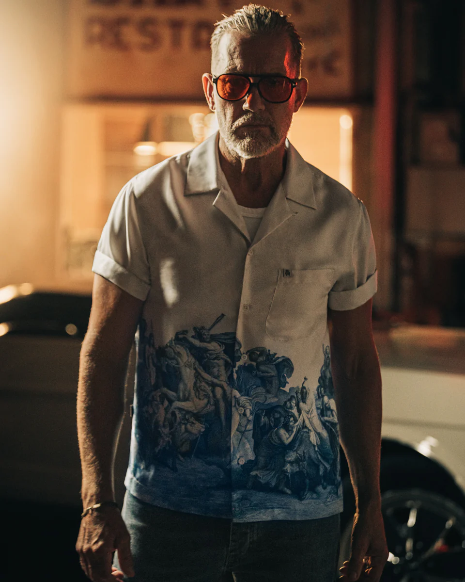 ROGUE by &SONS Babel Silk Shirt Off White - Image 13