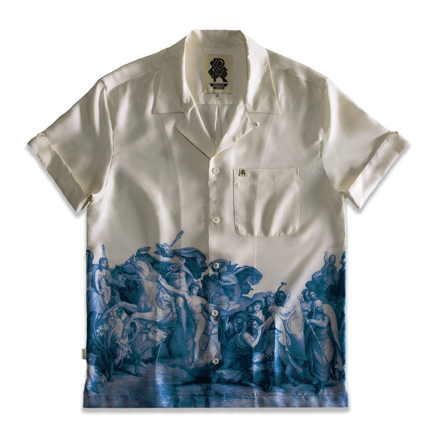 ROGUE by &SONS Babel Silk Shirt Off White - Image 15