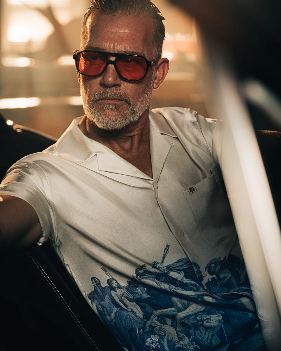 ROGUE by &SONS Babel Silk Shirt Off White - Image 3