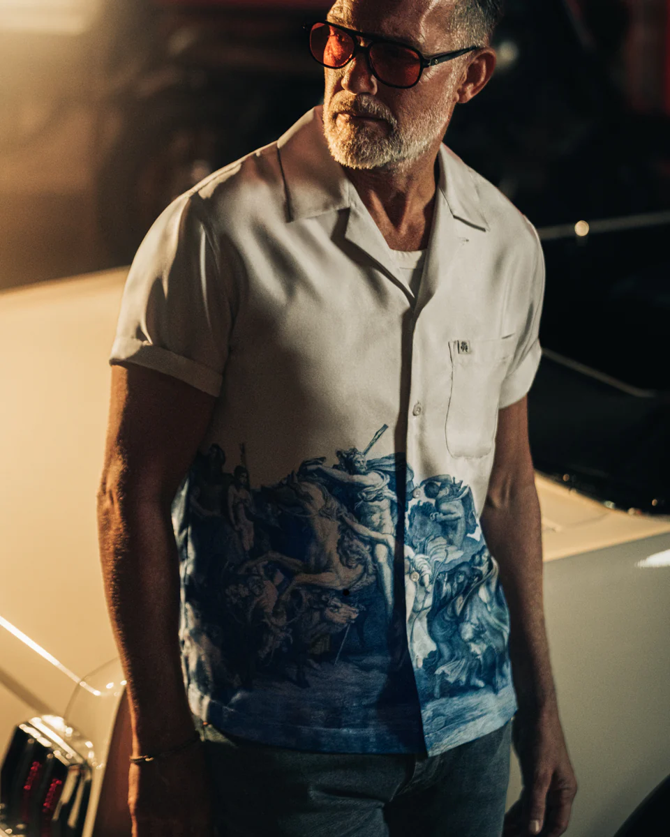 ROGUE by &SONS Babel Silk Shirt Off White - Image 7