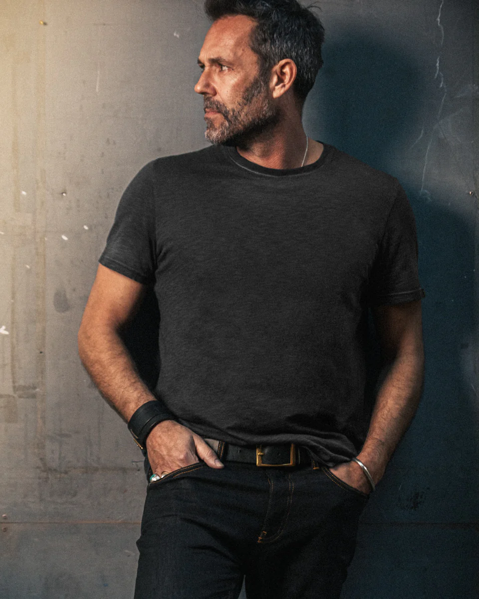 Rogue by &SONS Backstage T-Shirt Washed Black BLANK - Image 6