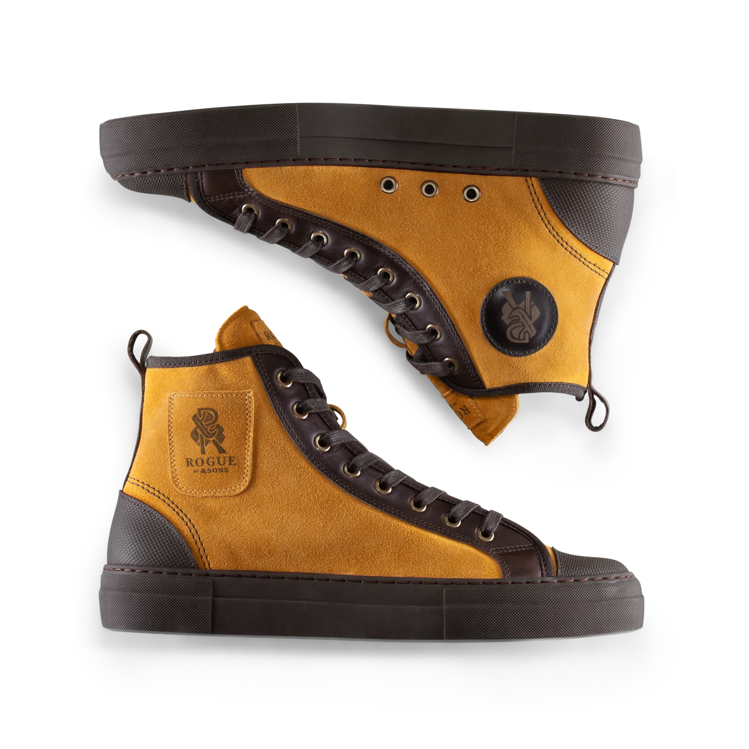ROGUE by &SONS Baseline Hi Top Tan - Image 14