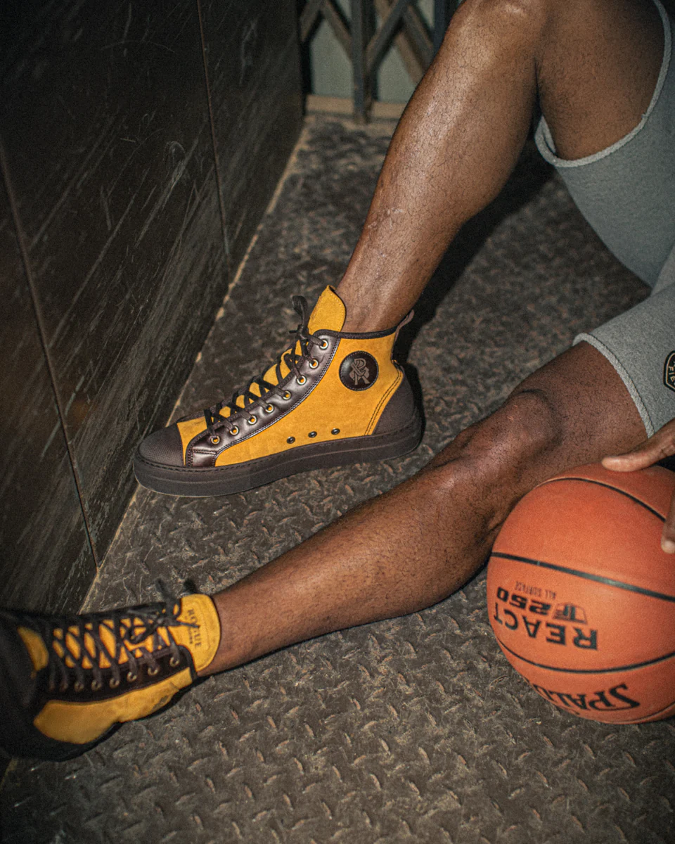 ROGUE by &SONS Baseline Hi Top Tan - Image 3