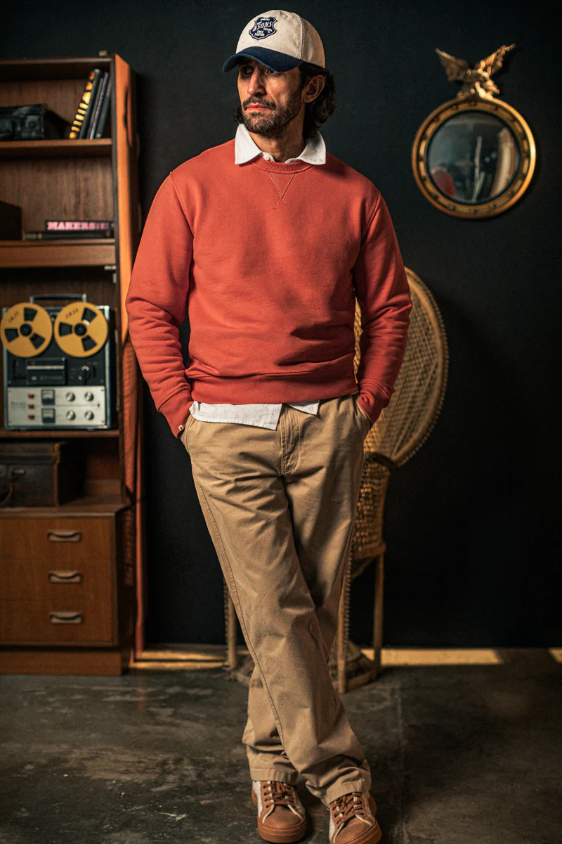 Rosso Back Yoke Sweatshirt Red - Image 4