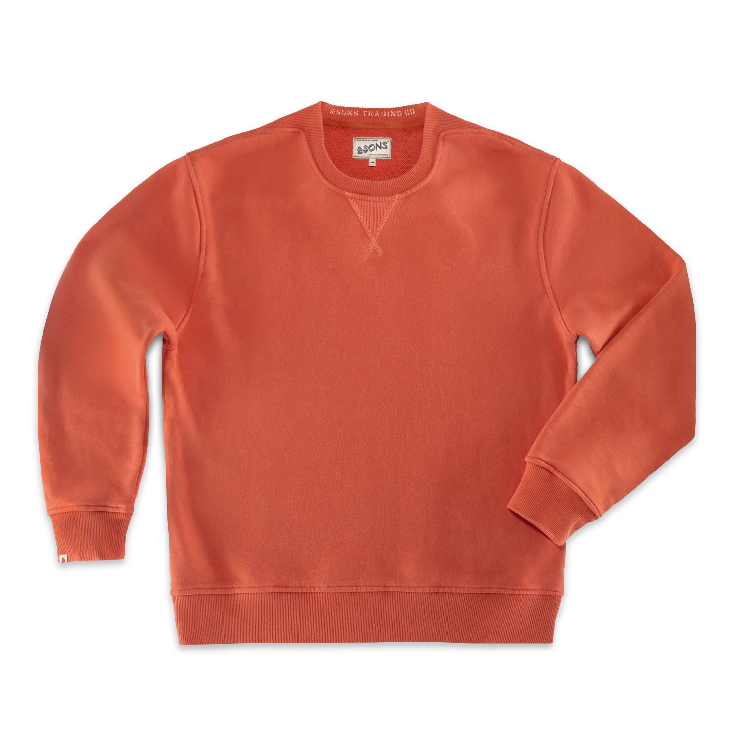 Rosso Back Yoke Sweatshirt Red - Image 6