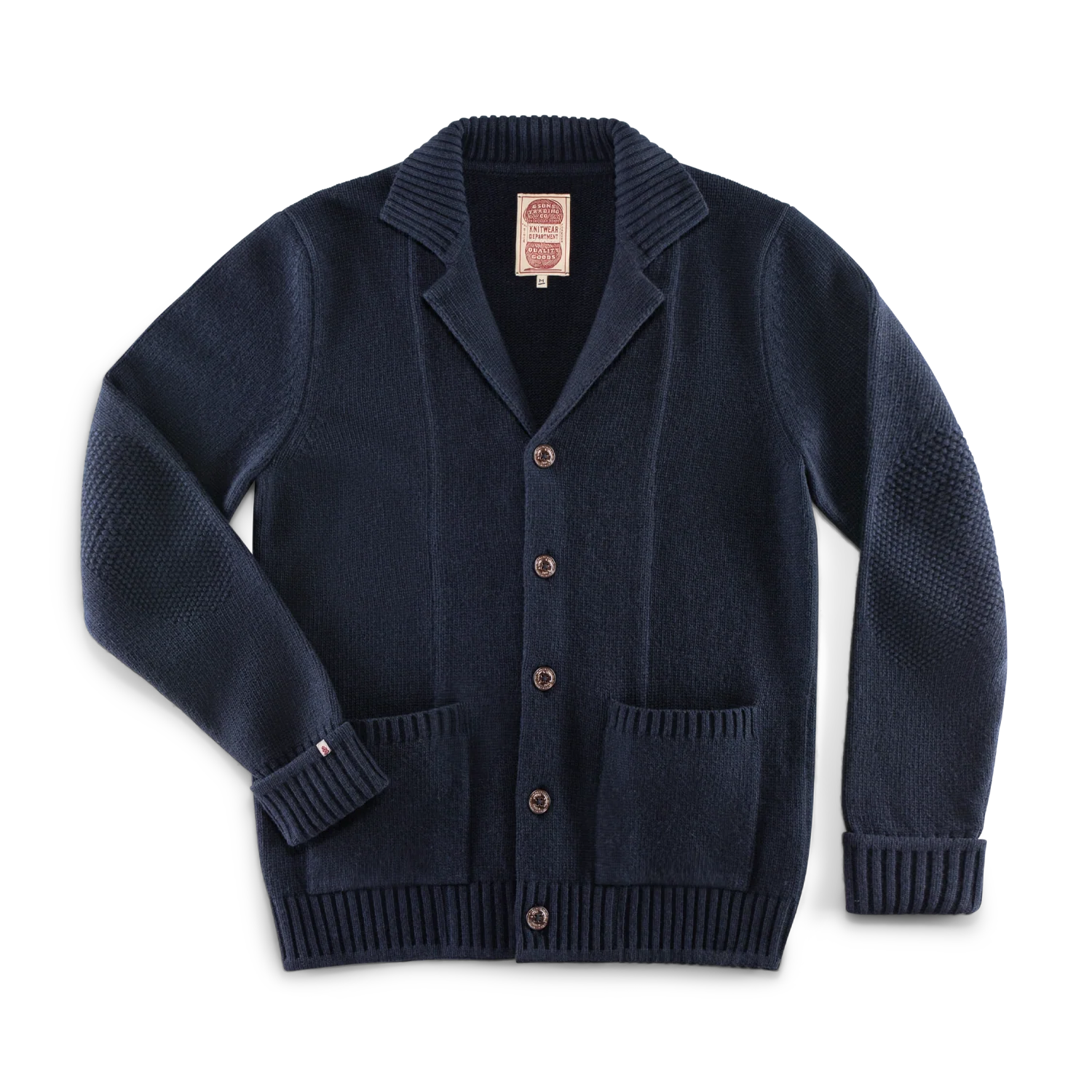 Saint Collar Cardigan Navy - Image 7