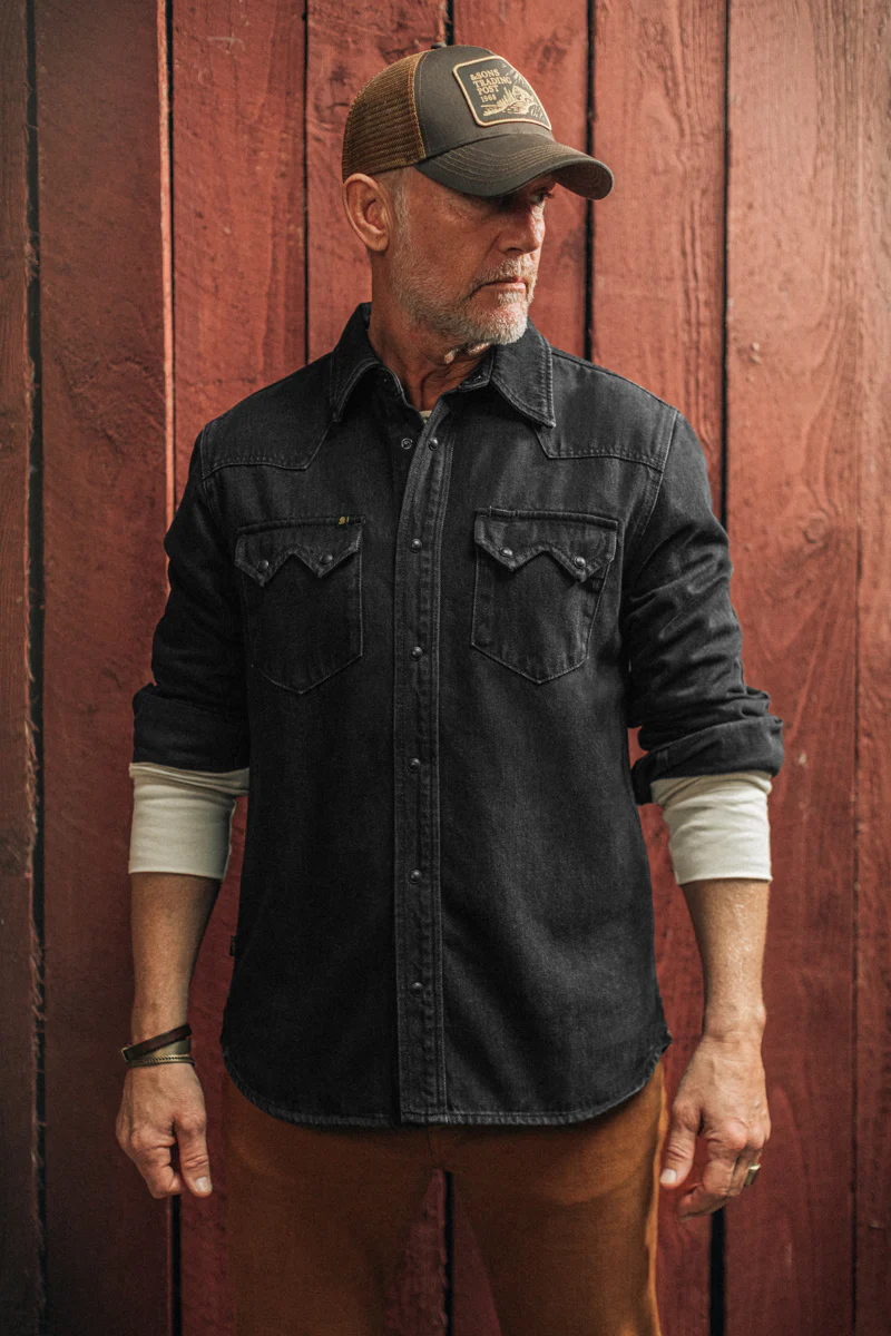 Saw Tooth Shirt Black - Image 2