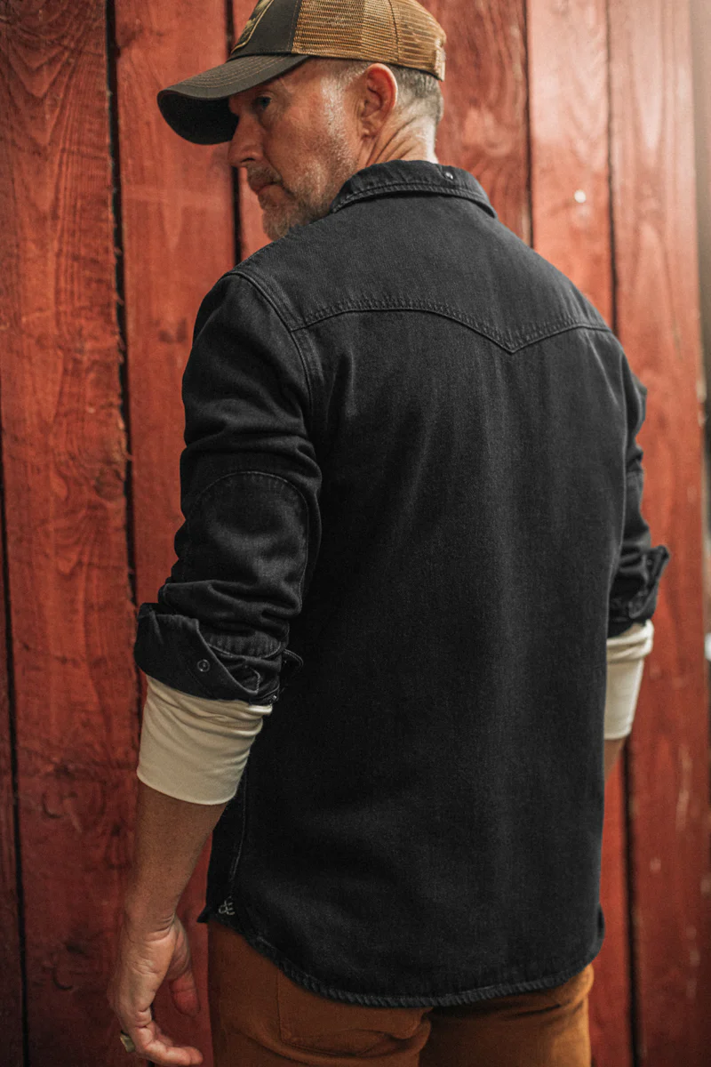 Saw Tooth Shirt Black - Image 3
