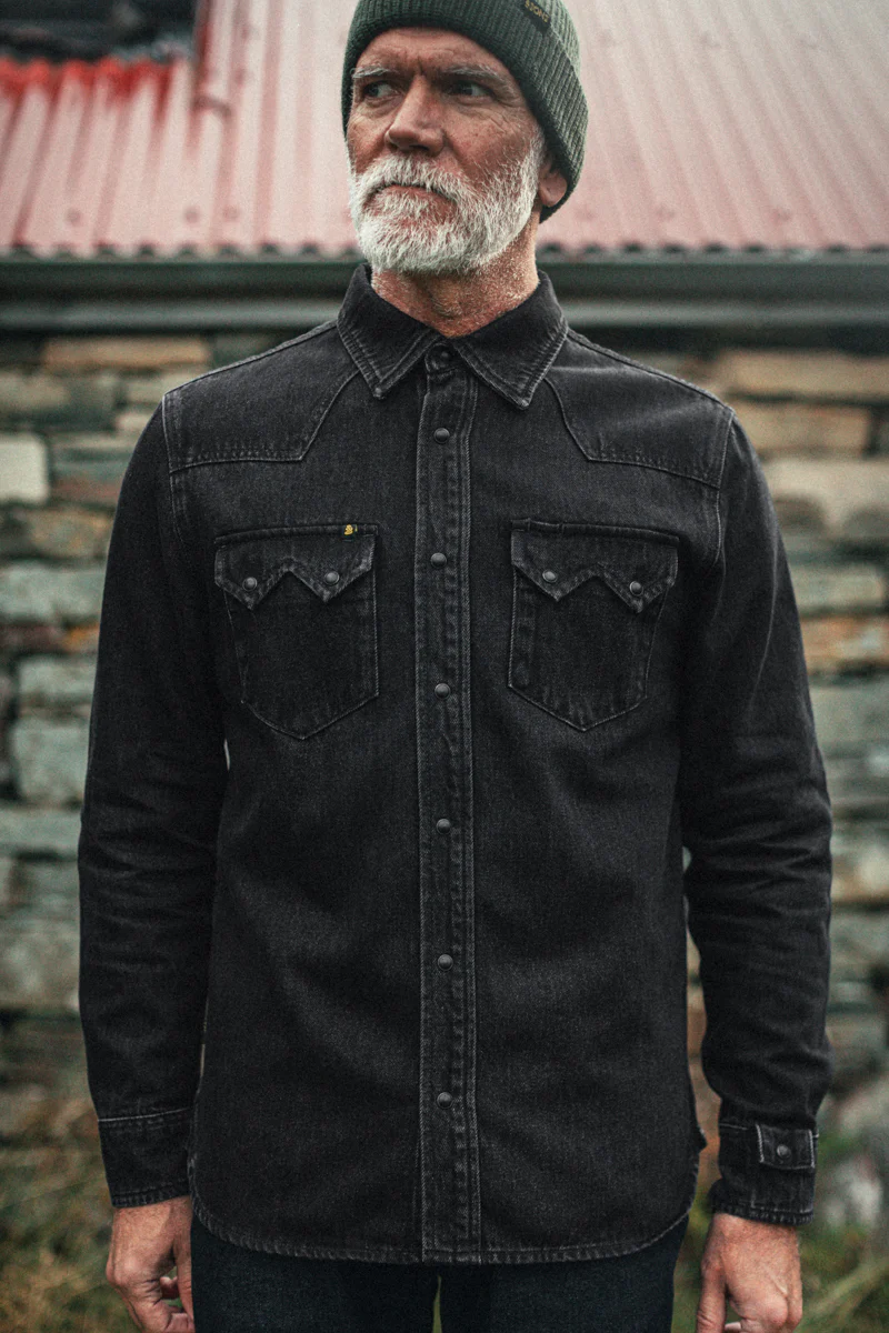 Saw Tooth Shirt Black - Image 5