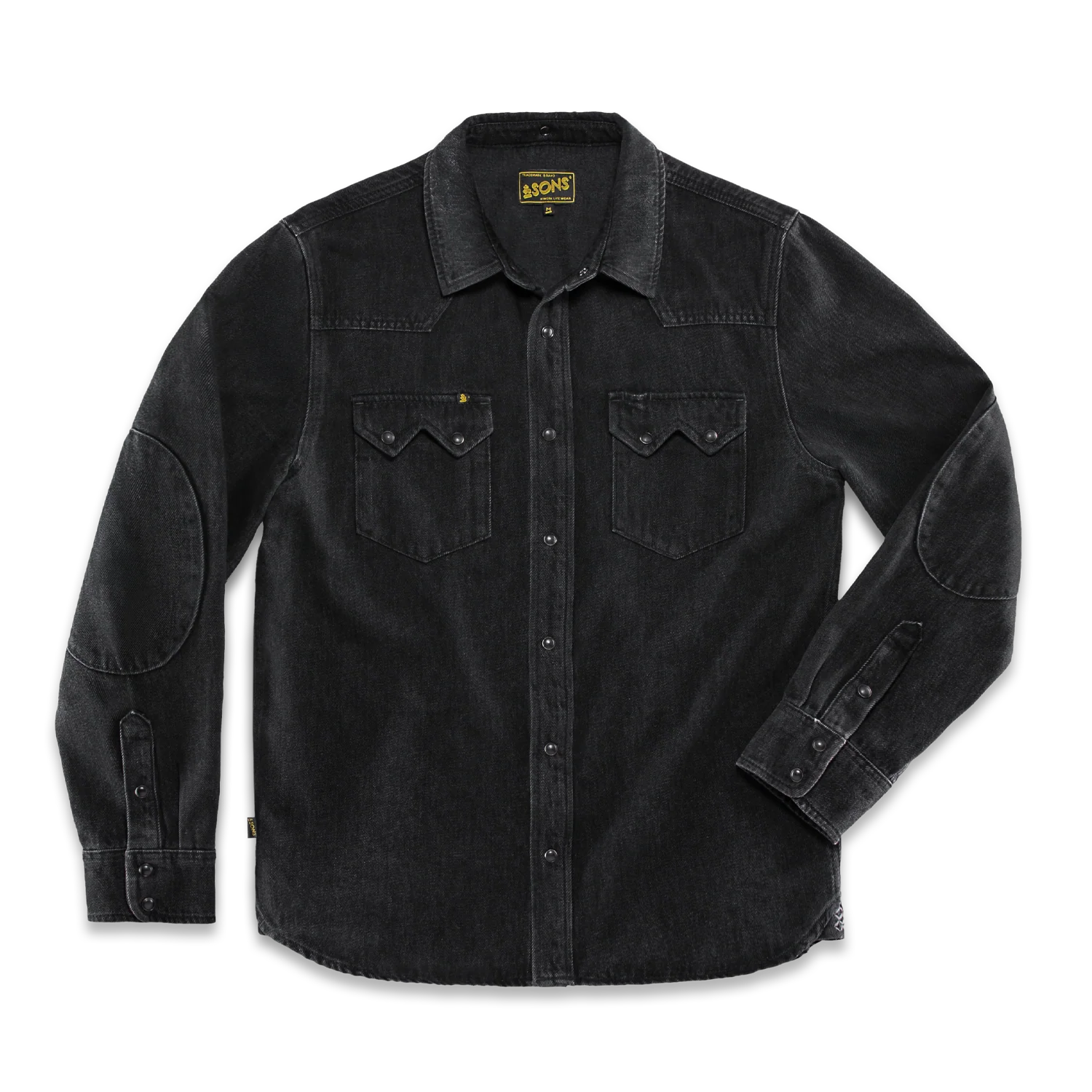 Saw Tooth Shirt Black - Image 7