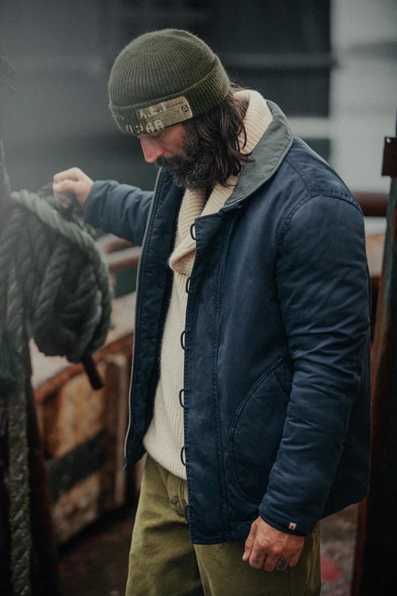 Seawolf Deck Jacket Navy - Image 3