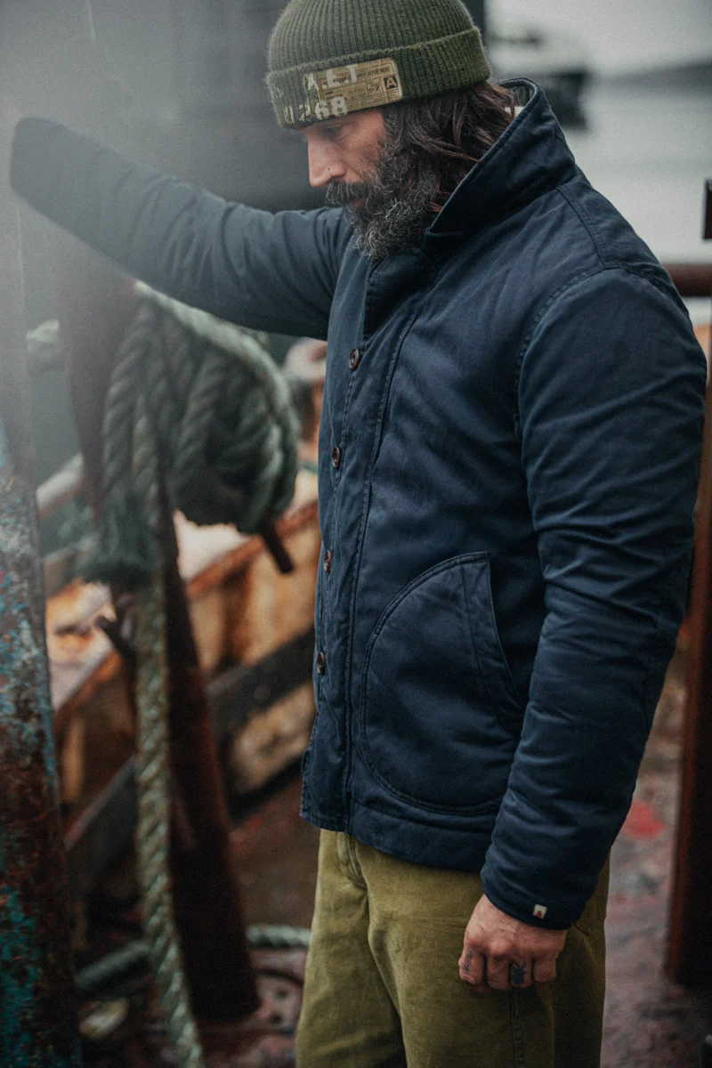 Seawolf Deck Jacket Navy - Image 5