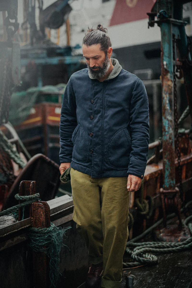 Seawolf Deck Jacket Navy - Image 6
