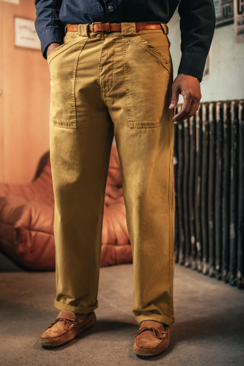 Shale Vintage Military Pant Khaki - Image 3