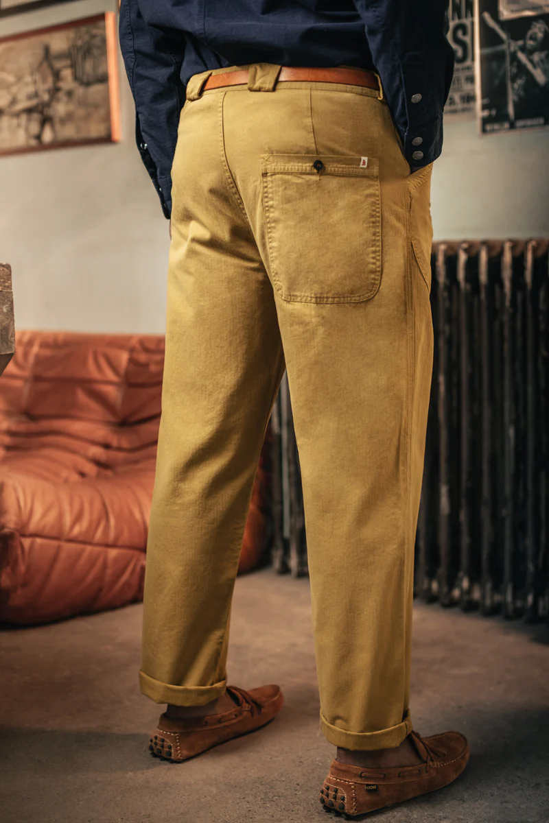 Shale Vintage Military Pant Khaki - Image 4