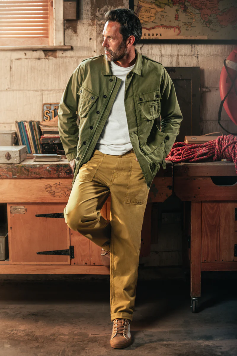 Shale Vintage Military Pant Khaki - Image 6