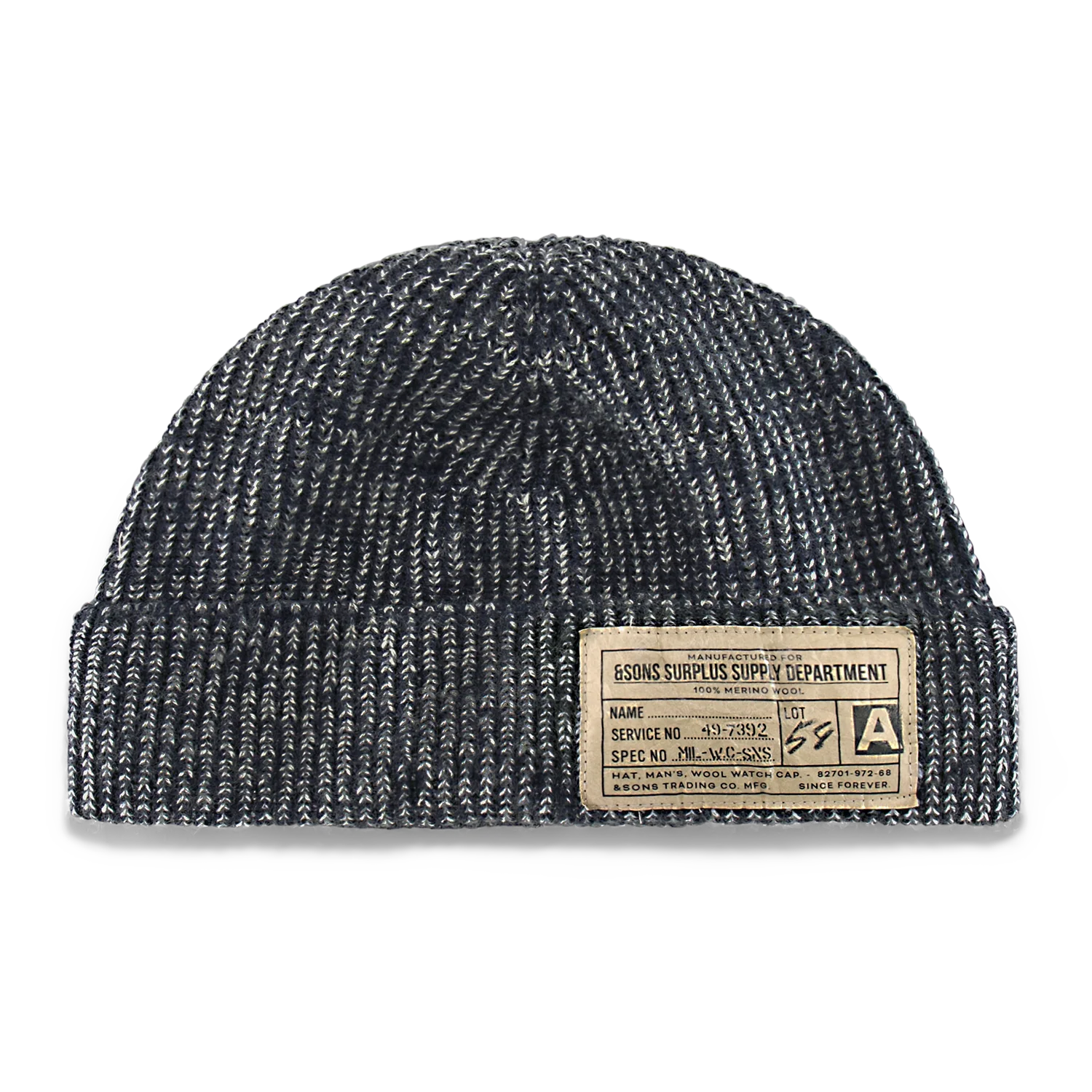 Skipper Beanie Navy / Off White - Image 4