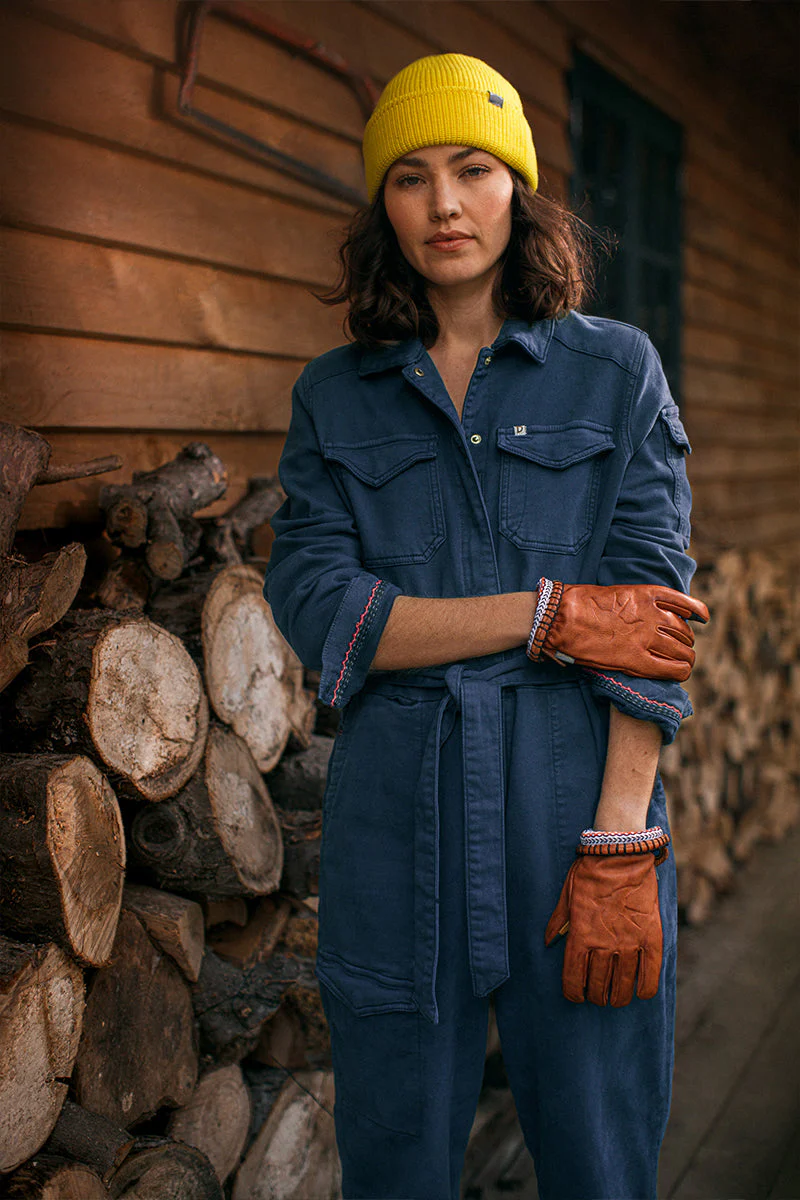 Damsons Sky Jumpsuit Utility Navy - Image 3