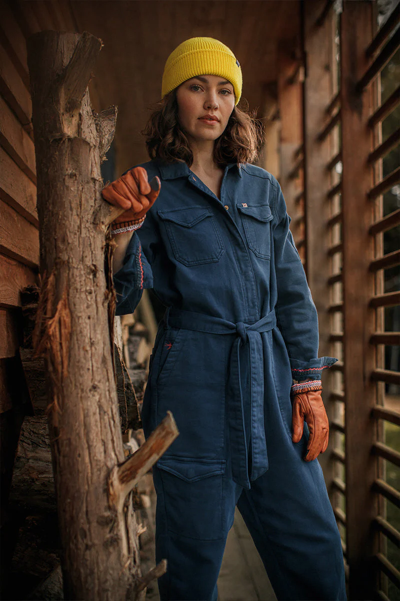 Damsons Sky Jumpsuit Utility Navy - Image 6