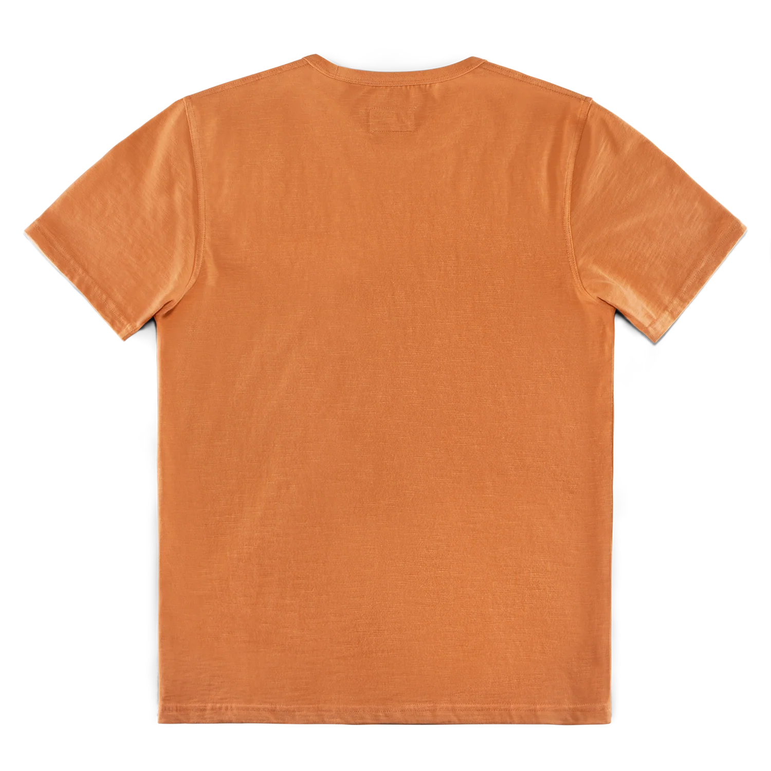 Slub Pocket T-shirt Fade Orange - Image 6
