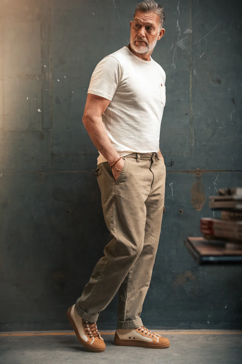 Slub Pocket T-shirt Raw - Image 4