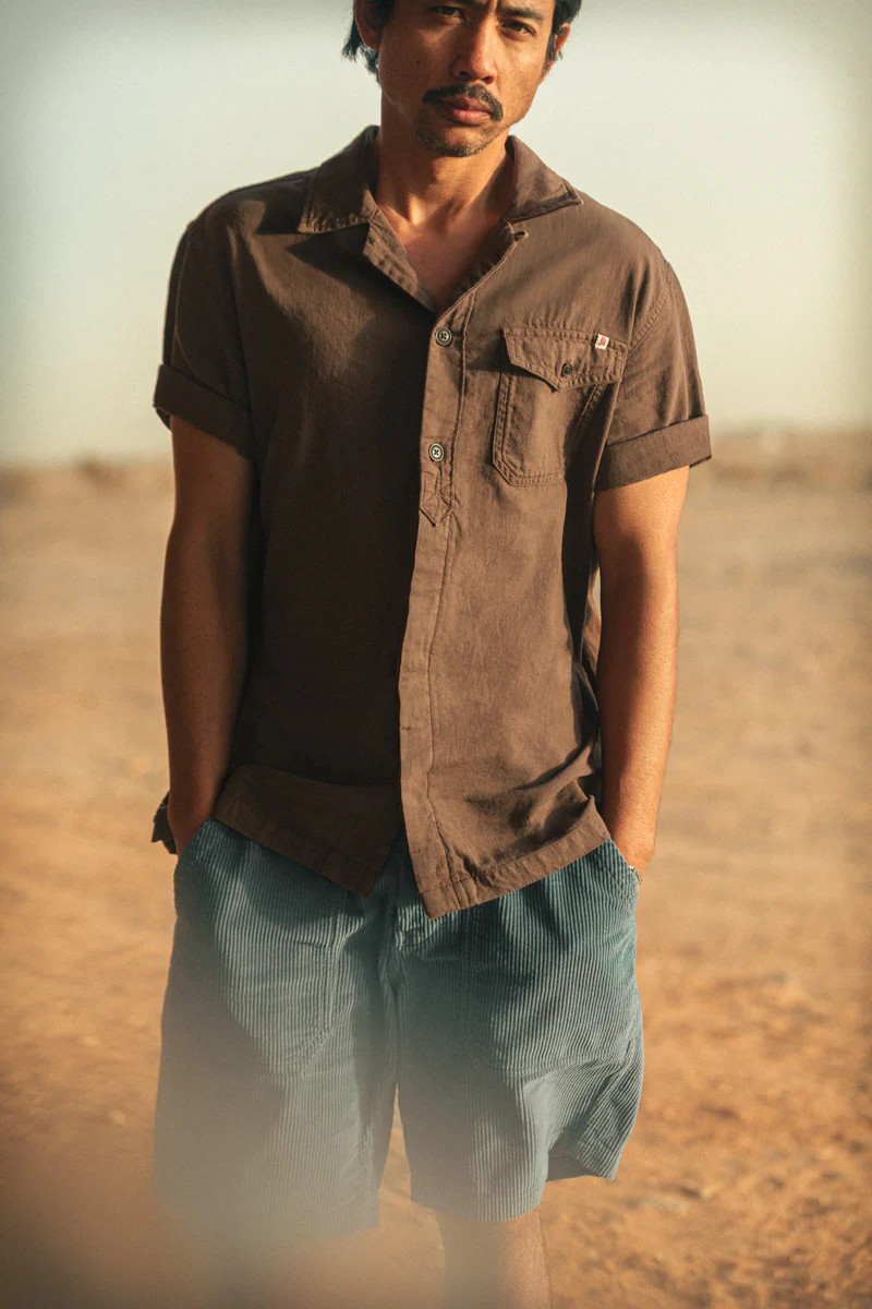 Soho Club Shirt Brown - Image 4