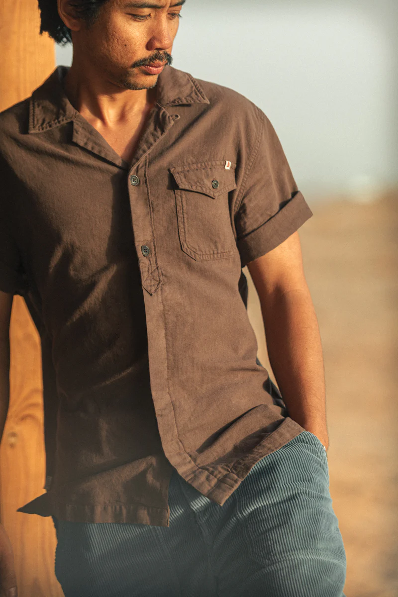 Soho Club Shirt Brown - Image 6