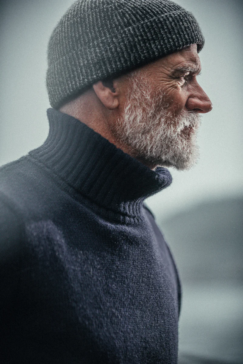 &SONS Ahab Submariner Rollneck Jumper Navy - Image 4