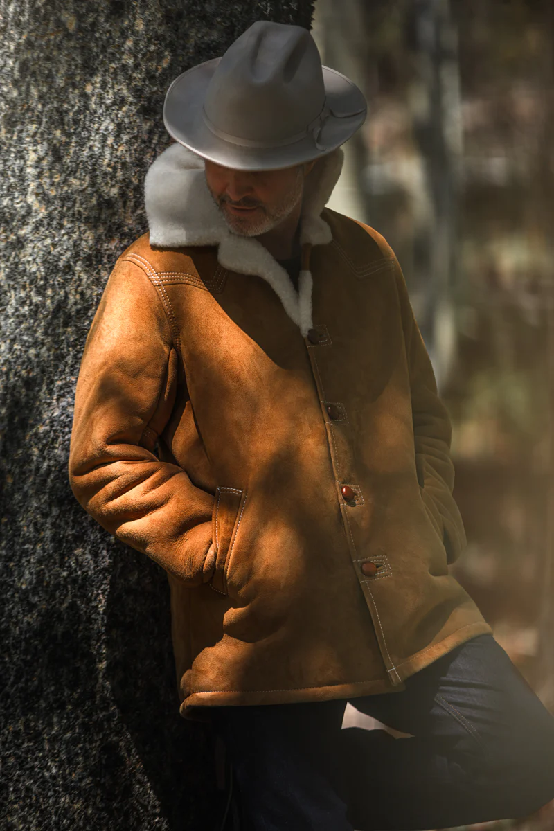 &SONS Aspen Shearling Coat Tan - Image 8