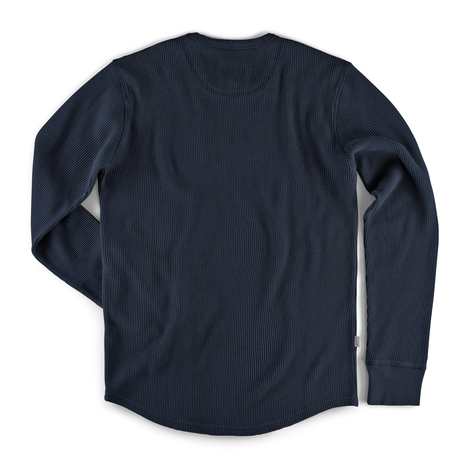 &SONS Base Waffle Crew Neck Navy - Image 13