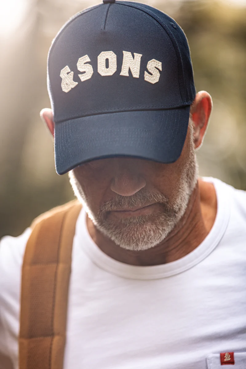 &SONS Baseball Cap Navy - Image 3