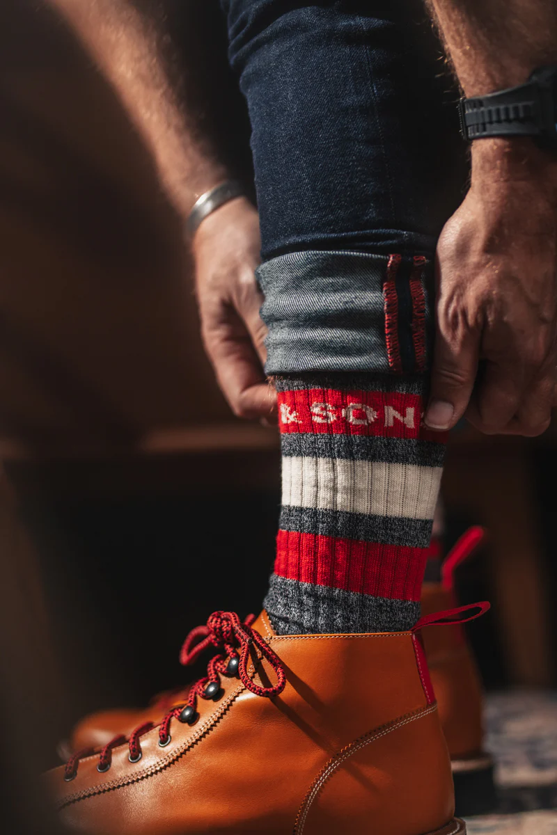 &SONS Baseline Socks Grey - Image 3