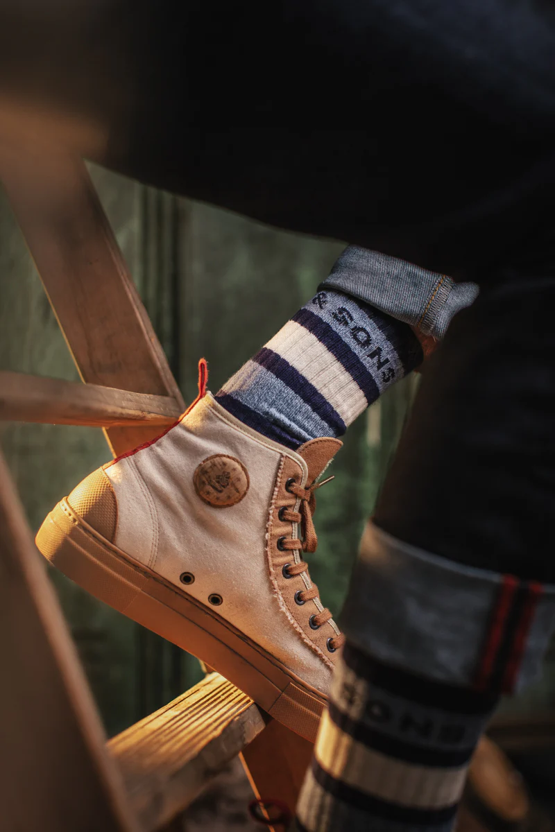 &SONS Baseline Socks Navy - Image 11